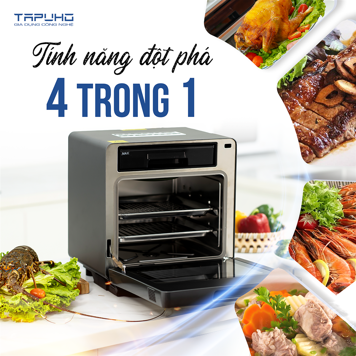 Nồi chiên hơi nước là gì